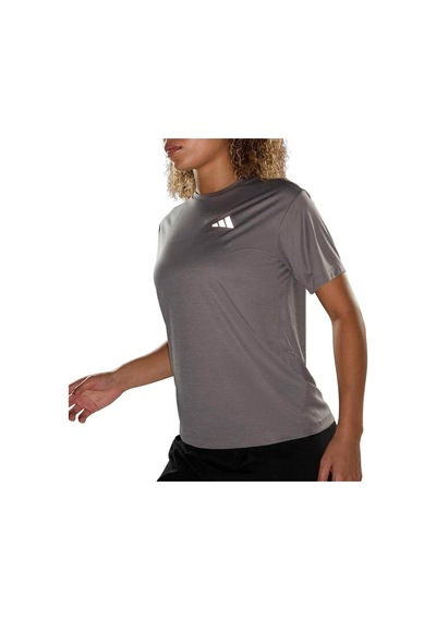 Adidas Gri T-shirt Run Ess Tee W Ka0227