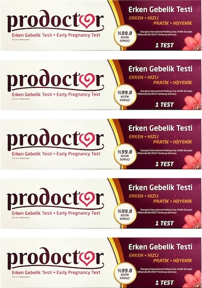 Prodoctor Pratik Erken Gebelik Testi 5 Adet