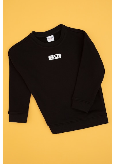 U.s. Polo Assn. Erkek Çocuk Siyah Sweatshirt 50325174-vr046 SIYAH