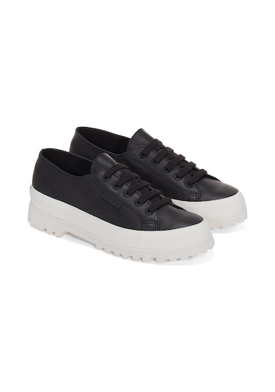 Superga 2555 Alpina Nappa Unisex Siyah Sneaker Siyah-188