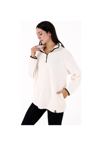 Scorp Cheer Casual Kadın Peluş Sweatshirt Ekru Standart Çok Renkli