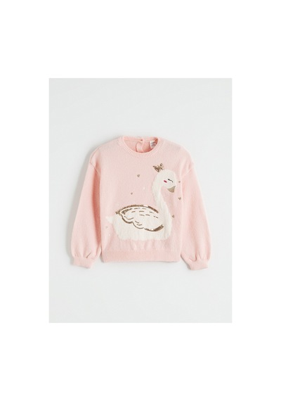 LC Waikiki Alıta Cıty Farkıyla Lcw Kids Pembe Kuğu Desenli Kız Çocuk Triko Kazak Pembe - 925577765 Pembe LC Waikiki Alıta Cıty Farkıyla Lcw Kids Pembe Kuğu Desenli Kız Çocuk Triko Kazak Pembe - 925577765 Pembe