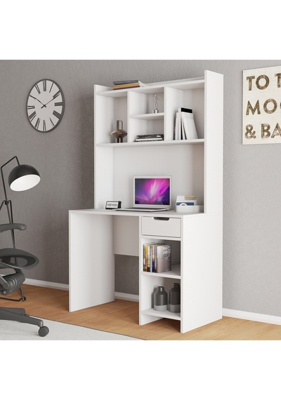 Loft Çalışma Masası Beyaz