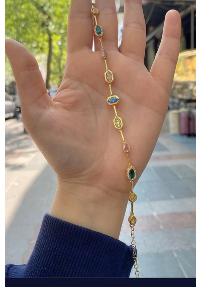 Gümüş Renkli Taşlı Bileklik Hr447541a9 Diğer