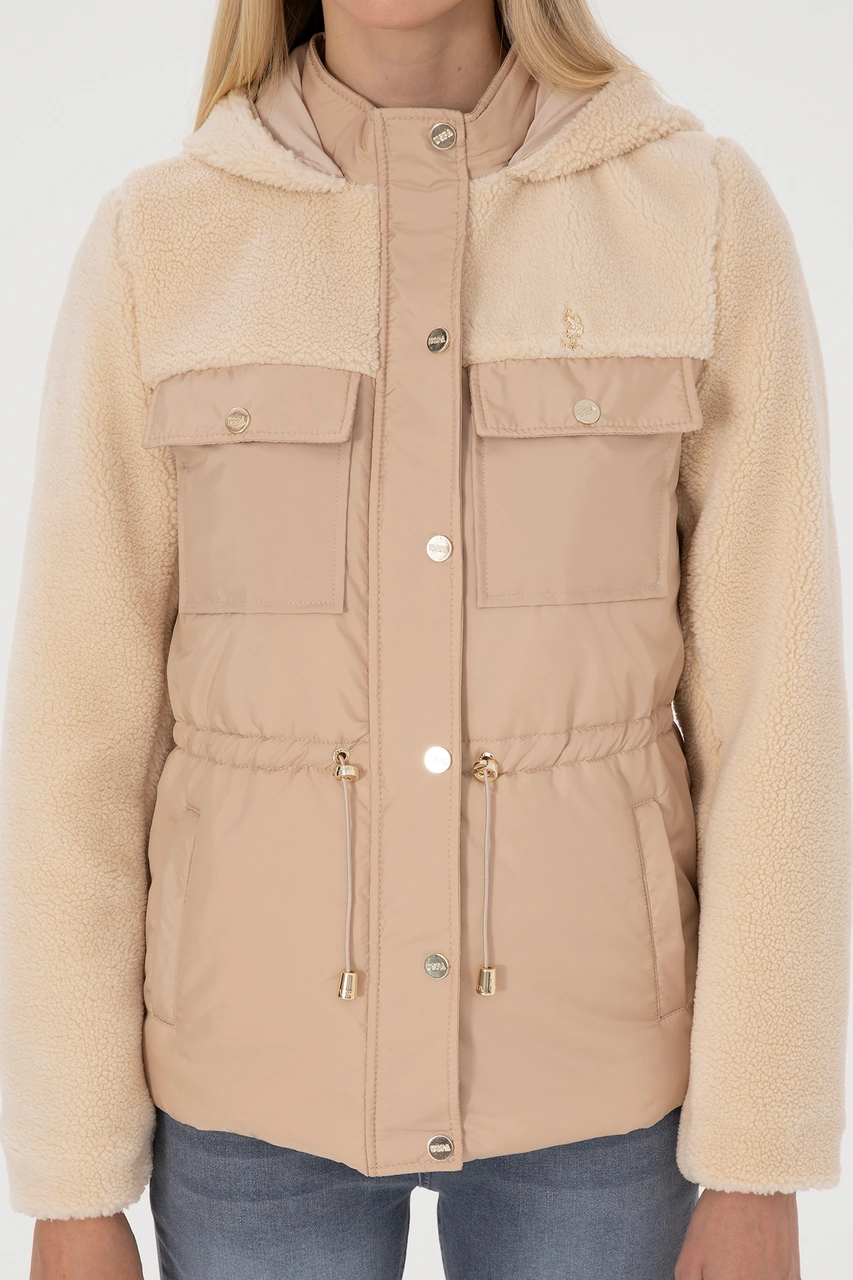 U.s. Polo Assn. Kadın Ekru Deri Mont-kaban 50317362-vr019 Ecru