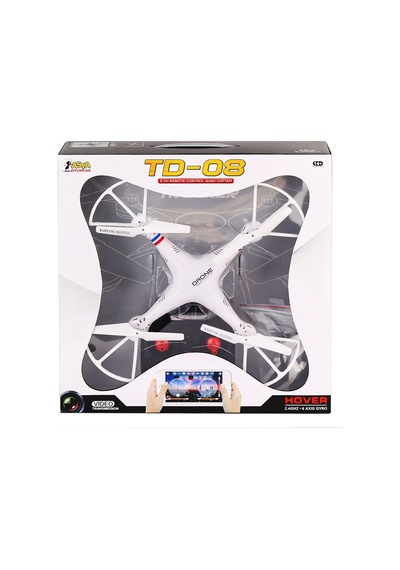 22571-td-08wh Kumandalı 6 Ch Quad Copter Drone -asya Oyuncak