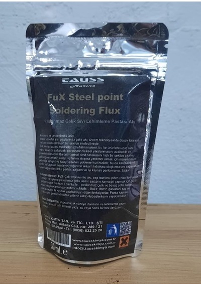 Fux Çelik İçin Lehim Likit Pastası 30 Ml