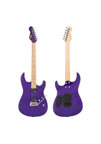 Vintage V6m24 Reissued Elektro Gitar - Pasadena Purple