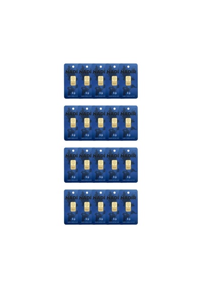 Nadirgold 20 Gr Külçe Altın 1gr X 20 Adet