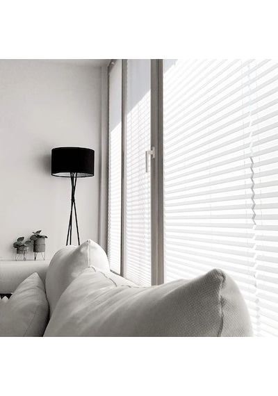 Artiron Cam Balkon Ve Ofis Perdesi Plise Perde Katlanır Perde Vidalı Sistem Antrasit