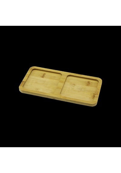 Bambu 2 Bölmeli Yağdanlık Altlığı 20x10x0.8 Cm Renkli