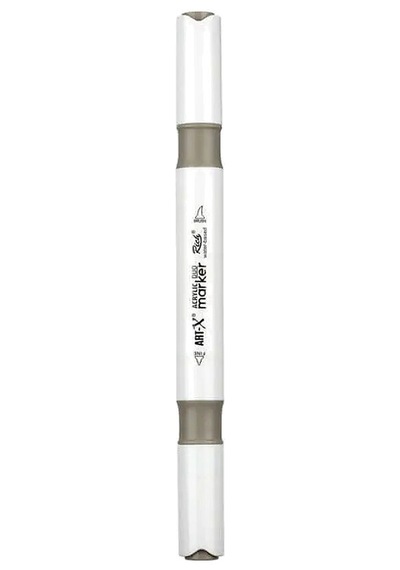 Rich Klm-17915 Art-x Akrilik Marker Kalem Duo 130 Taş Gri Standart