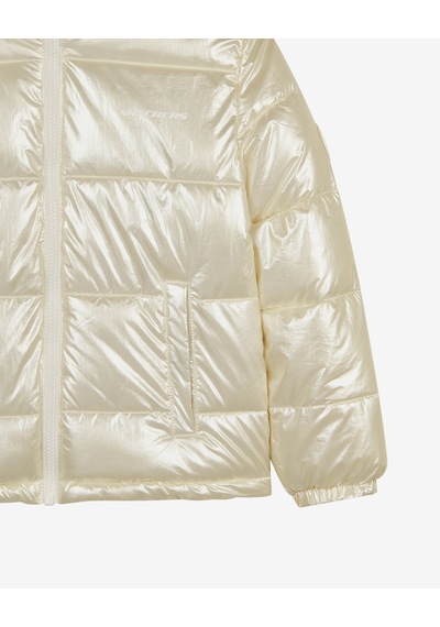 Skechers G Puffer Shiny Jacket Büyük Kız Çocuk Inci Mont Sk2620098-1459 İnci