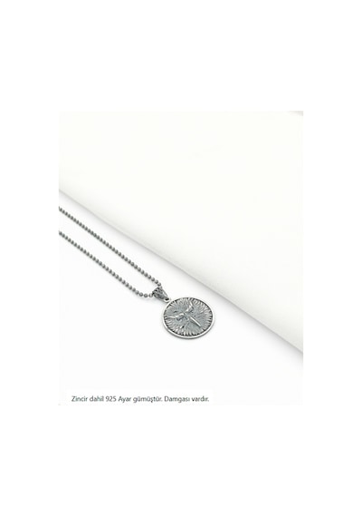 Brezza Lusso Jewelry Kartal Silüet Ruh Erkek Gümüş Kolye Gümüş