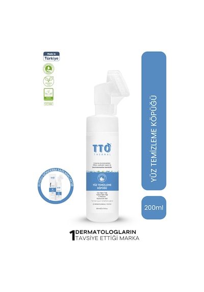 Tto Çay Ağacı Özlü Aplikatörlü Yüz Temizleme Köpüğü 200 ML