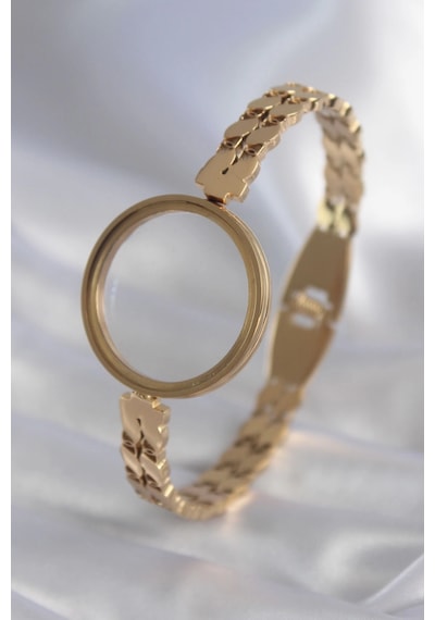 Mey İthalat 316l Çelik Gold Renk Arpa İşleme Açılabilir Fanus Model Kadın Kelepçe - Özel Seri Meyeb65e9b1dfbccc2c1d310267a6 Altın