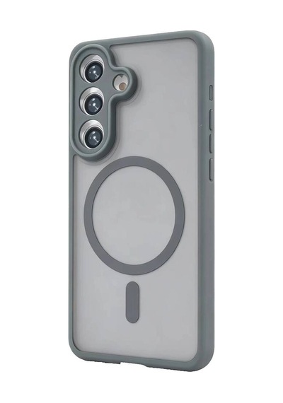 Samsung Galaxy A56 Loji Magsafe Kapak - Gri Evimdeyokyok