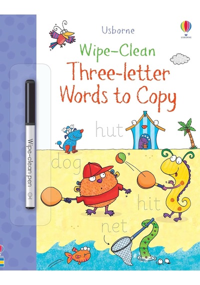Usborne - Wipe-clean Three-letter Words To Copy