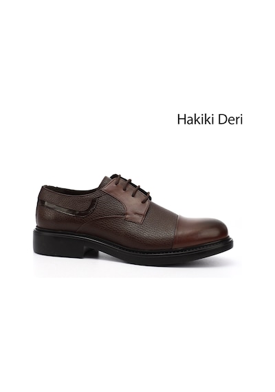 Gönderi(R) Gönderi R Kahve Antik Bağcıklı Hakiki Deri Klasik Ayakkabı Kahve