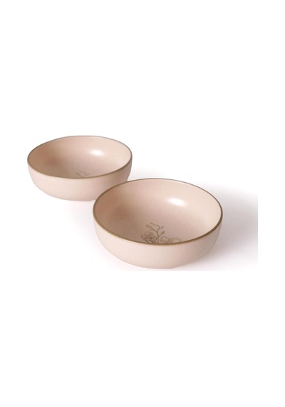 Taupe Bloom Salata Kasesi 18 Cm 2 Adet 22519 Çok Renkli
