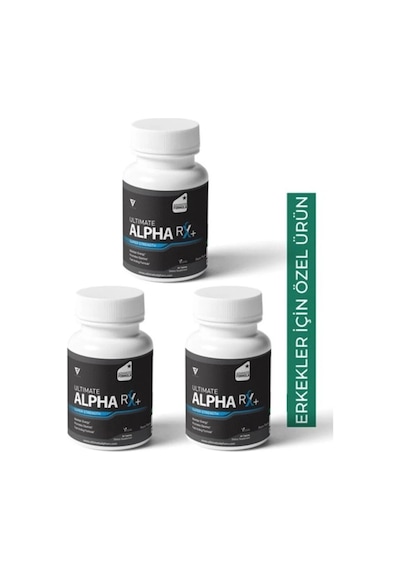 Alpha Rx Erkeklere Çok Özel 30 Lu X 3 Adet