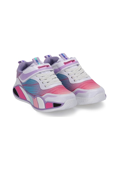 Slazenger Nadıa Kız Çocuk Beyaz / Lila Günlük Spor Ayakkabısı Beyaz / Lila