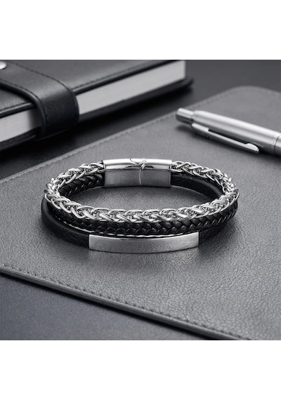Moncuk Design İsim Yazılabilir Çoklu Çelik Zincir Bileklik Beyaz 33514b28d4 Çok Renkli