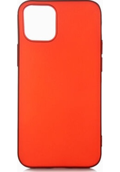 Apple Uyumlu iPhone 12 Mini Kılıf Esnek Yapılı İnce Slim Silikon Kapak Ryc/premier Kirmizi