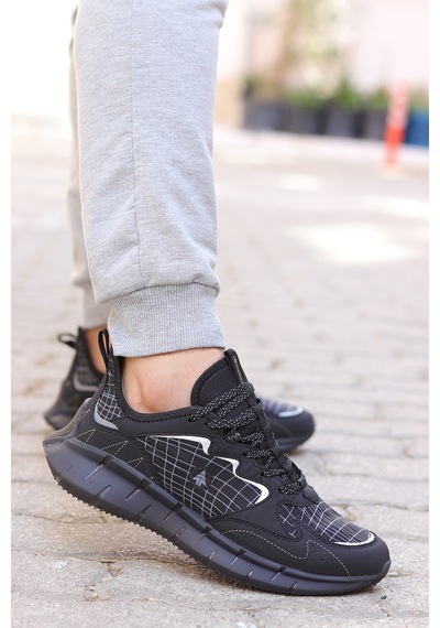 Hammer Jack Hita Memory Foam Erkek Sneaker Ayakkabı 167800000351 01 Siyah Siyah