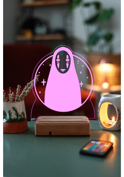 Spirited Away Foreman 16 Renk Kumandalı 3d Gece Lambası Çok Renkli