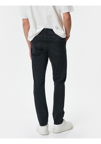 Koton Slim Fit Kot Pantolon - Brad Jean Siyah 4sam40003nd 4SAM40003ND999 Siyah Koton Slim Fit Kot Pantolon - Brad Jean Siyah 4sam40003nd 4SAM40003ND999 Siyah