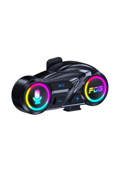 Y13 Motor Kask Kulaklık Rgb Modlu Radyolu Motosiklet Kulaklık 5.3 Bluetooth Intercom 05630652