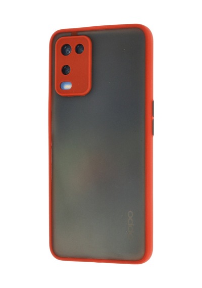 Oppo A54 4g Uyumlu Kılıf Montreal Silikon Kapak - Kırmızı