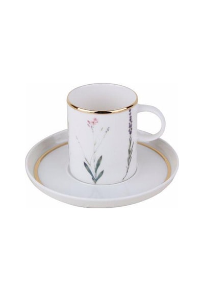 Porland Botanical Tabaklı Kahve Fincanı 85cc 04alm005075