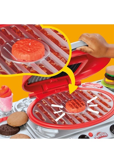 G0500 Play-doh Cızırtılı Izgara Oyun Seti +3 Yaş Çok Renkli