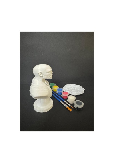 3d Voldemort Harry Potter Figür Boyama Seti - Kendin Boya Hobi Ve Etkinlik Seti - Akrilik Boya + 2 Fırça