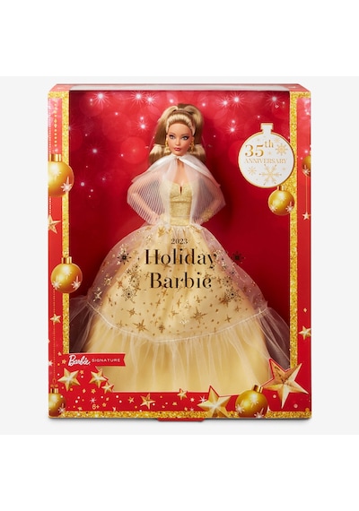 Barbie 2023 Mutlu Yıllar Bebeği - Kumral HJX06