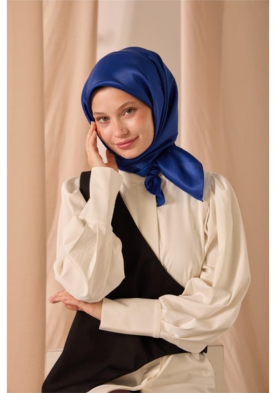 Silk Home Düz Shiny Eşarp 75006-64 Saks