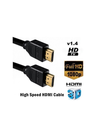 15 Metre Hdmi Kablo Altın Uçlu 3D V1.4