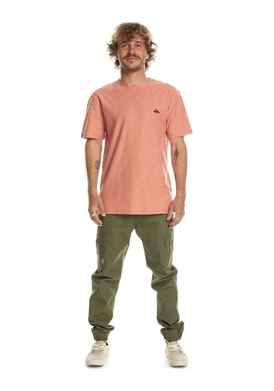 Quiksilver Slub Roundneck Erkek Tişört Eqykt04337-mjr0 Turuncu
