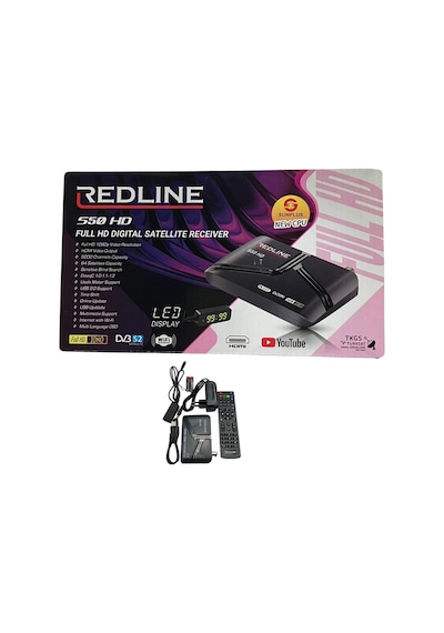 Snrelk -hama Redline Wifi Dahil Çanaklı Çanaksız Full Hd Uydu Alıcısı