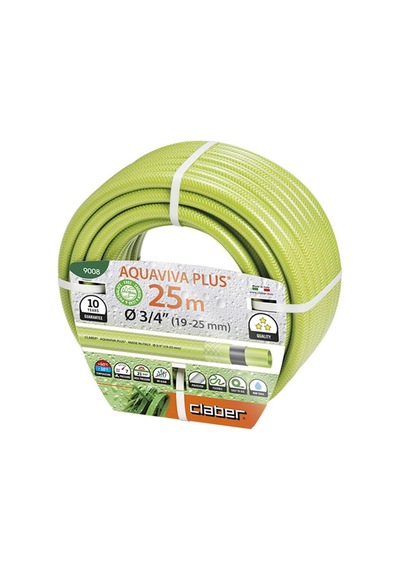 9008 Aquaviva Plus Bahçe Hortumu, 3/4 İnç 25 Metre