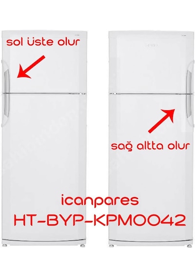 Beko İle Uyumlu D9470nmbe Buzdolabı Kapı Kolu Sapı Buzdolabı Karşında Sol Üste Veya Sağ Altta Uyar