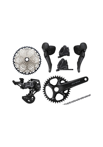 Shimano Rx822/rx610 Gravel Grup Set 1x12v 10/51 40 Diş 175mm Siyah