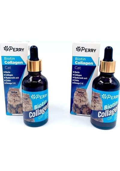Perry Omega 3-6 Kedi Biotin Collagen 2 x 50 ML