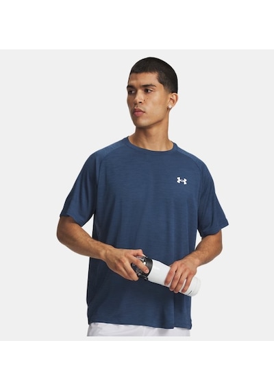Under Armour Tech Textured Ss Erkek T-shirt 1382796-498 Mavi