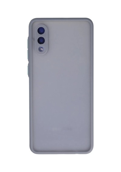 Samsung Uyumlu Galaxy A02 Uyumlu Kılıf Montreal Silikon Kapak - Gri