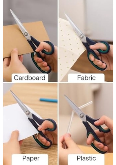Taksun Paslanmaz Çelik Makas, C2009m, Keskin Bıçak, Ofis, Okul Kullanımı, Çok Amaçlı, Dayanıklı Vidalı Yapı, Ergonomik, Hassas Kağıt, Karton, Kumaş Kesimi, Profesyonel Makas, 8,5"