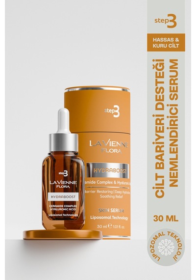 Hydraboost,üçlü Hyaluronik Asit Ve Seramid Kompleks,%5 C Vitamini,yoğun Nemlendirici Liposamal Serum - 803242356