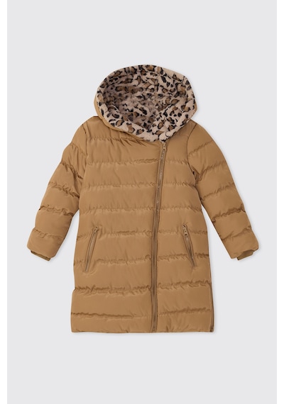 Panço Kız Çocuk Camel Kaban Kahverengi